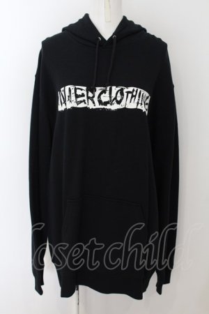 画像: NieR Clothing / NIER FRONT LOGO HOODIE 2XL ブラック O-24-07-29-1048-PU-TO-IG-ZT303