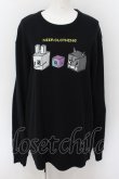 画像1: NieR Clothing / 2XL COTTON BLACK SWEATSHIRT【BLOCK】 2XL ブラック O-24-07-29-1049-PU-TO-IG-OS (1)