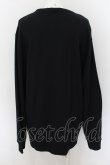 画像2: NieR Clothing / 2XL COTTON BLACK SWEATSHIRT【BLOCK】 2XL ブラック O-24-07-29-1049-PU-TO-IG-OS (2)