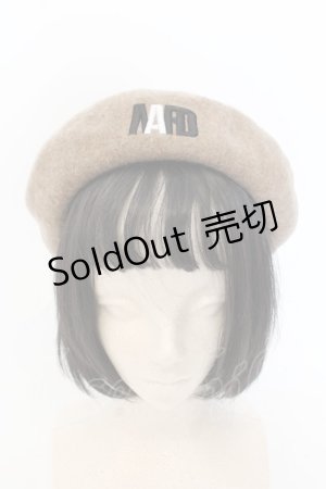 画像: マダラニンゲン / Embroidery Beret　ベレー帽  ベージュ O-24-07-29-1031-GO-AC-YM-OS