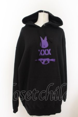 画像: MILKBOY / BUNNY CAR HOODIE XL ブラック O-24-07-31-2006-MB-TO-OW-ZT035