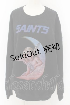 画像: MILKBOY / SAINT SWEATS XXL ブラック O-24-07-31-2009-MB-TO-OW-ZT194