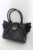 画像1: Restyle / Moon Bat bag　ハンドバッグ  ブラック O-24-08-18-078-GO-BG-OW-OS (1)