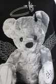 画像2: TRAVAS TOKYO / Rhinestone Angel bear hoodie F ブラック O-24-08-18-027-PU-TO-YM-OS (2)