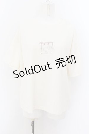 画像: axes femme / 接触冷感ラメ刺繍Ｔシャツ F アイボリー O-24-08-20-033-AX-TS-IG-ZT1107