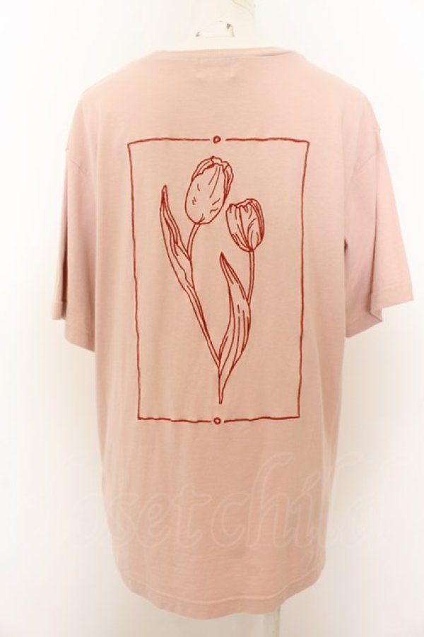 画像1: merry jenny / tulip Tee  ピンク O-24-08-22-021-LO-TS-IG-ZT189 (1)