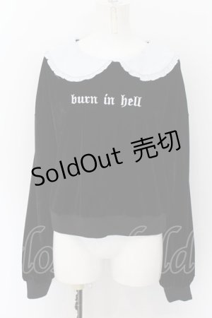 画像: KILL STAR / Burn In Hell sweater　スウエット L ブラック O-24-09-10-038-SL-TO-OW-OS