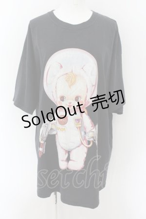 画像: LAND by MILKBOY / LAND×Ceriseコラボ BIG Tシャツ XL ブラック O-24-09-10-075-MB-TO-IG-OS