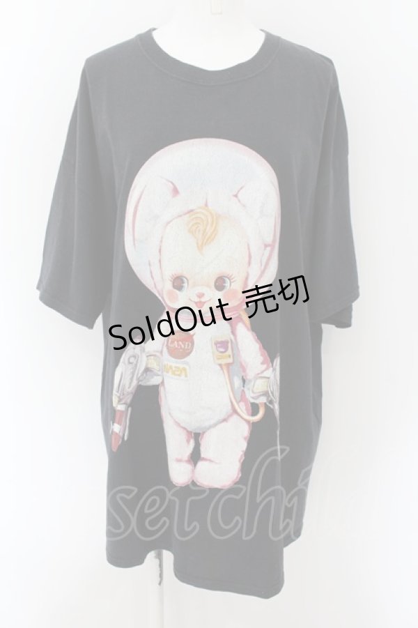 画像1: LAND by MILKBOY / LAND×Ceriseコラボ BIG Tシャツ XL ブラック O-24-09-10-075-MB-TO-IG-OS (1)