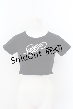 画像: Melt the lady / ”M”nano Tシャツ F ブラック O-24-09-14-012-PU-TS-IG-OS