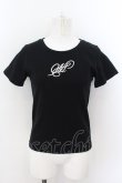 画像1: Melt the lady / initial crew neck Tシャツ S クロ×シロ O-24-09-14-013-PU-TS-IG-OS (1)