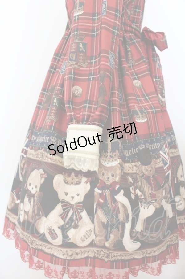 画像3: Angelic Pretty / British Bearワンピース  アカ O-24-09-24-148-AP-OP-IG-OS (3)