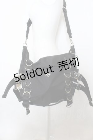 画像: REFLEM / Dリングベルトショルダーバッグ  ブラック O-24-09-28-002-PU-BG-OW-OS