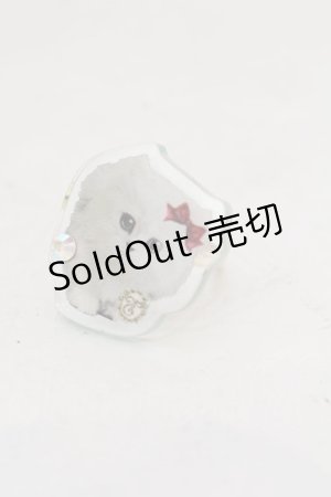 画像: Enchantlic Enchantilly / Dolled up Ring  白猫 O-24-09-28-045-LO-AC-OW-OS