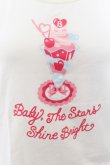 画像2: BABY,THE STARS SHINE BRIGHT / CreamySodaPop半袖Tシャツ  シロ O-24-09-29-045-BA-TO-IG-OS (2)