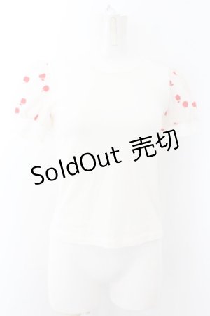 画像: MILK / LittleアップルTee  シロ O-24-09-29-160-ML-TO-OW-OS