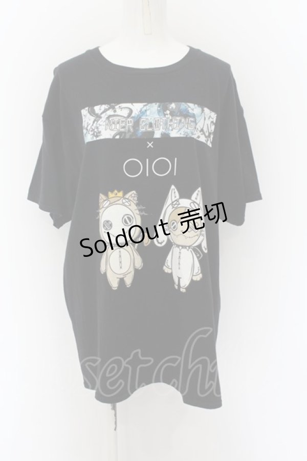 画像1: NieR Clothing / Tシャツ.OIOI限定 XL ブラック O-24-09-30-006-PU-TS-IG-OS (1)