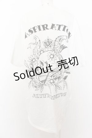 画像: RNA / ASPIRATION　Tシャツ M ホワイト O-24-09-30-049-PU-TO-OW-ZT238