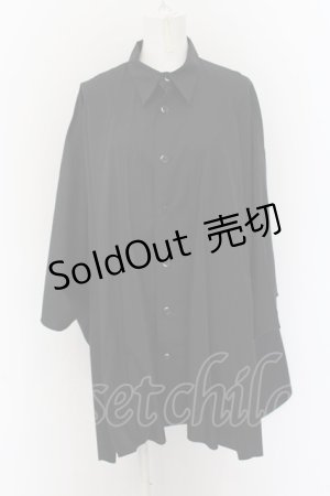 画像: MILKBOY / BIG SHIRTS  ブラック O-24-09-30-012-MB-BL-OW-OS