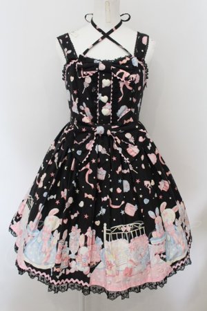 画像: Angelic Pretty / ドリーミィドールハウススペシャルセットのジャンパースカート  クロ O-24-10-05-007-AP-OP-OW-OS