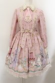 画像1: Angelic Pretty / Charlotte's Bearワンピース  ピンク O-24-10-08-040-AP-OP-IG-OS (1)