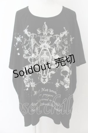 画像: SEX POT ReVeNGe / コフィンBIG Tシャツ F ブラック O-24-10-11-054-SP-TO-IG-OS