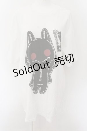 画像: NieR Clothing / プリント半袖CUTSEW XL red eye nier（ホワイト） O-24-10-22-047-PU-TO-OW-OS