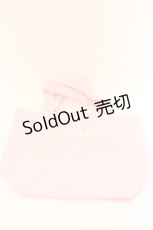 画像: MILK / miniトート  ピンク O-24-10-23-038-ML-BG-OW-OS