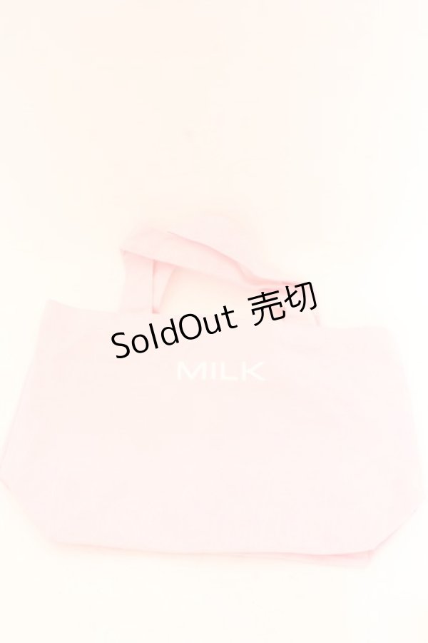 画像1: MILK / miniトート  ピンク O-24-10-23-038-ML-BG-OW-OS (1)