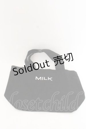 画像: MILK / miniトート  クロ O-24-10-23-039-ML-BG-OW-OS