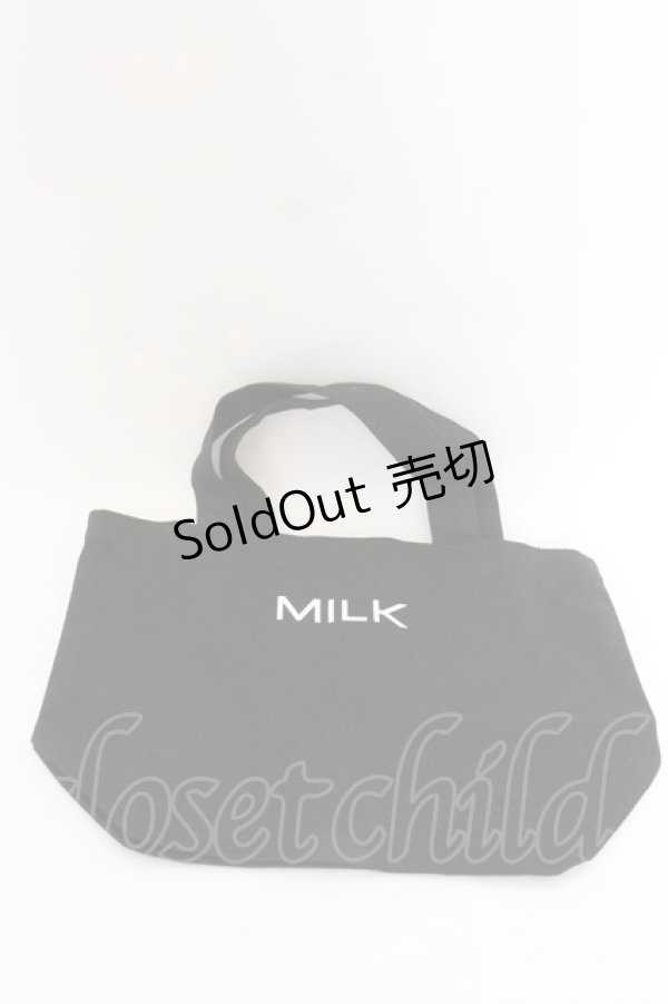 画像1: MILK / miniトート  クロ O-24-10-23-039-ML-BG-OW-OS (1)