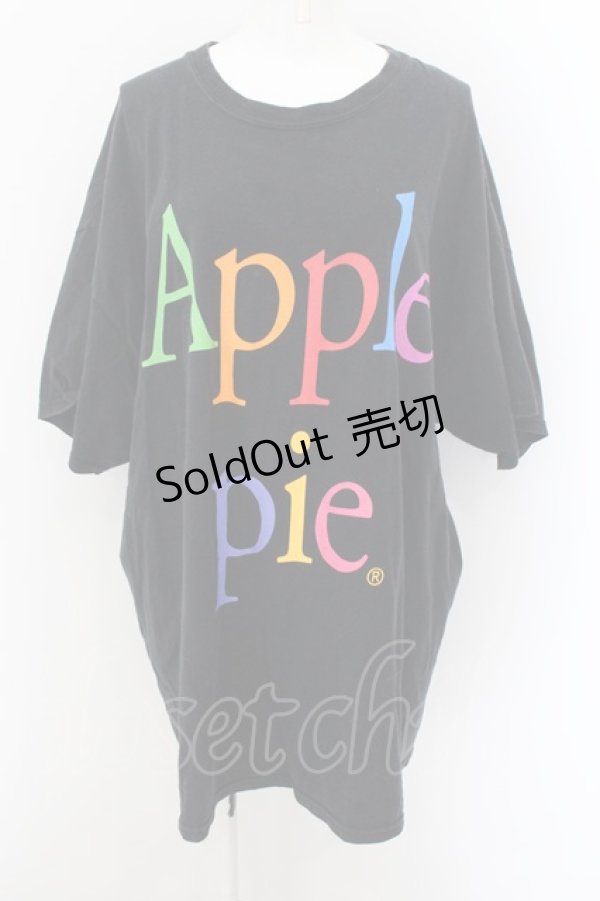 画像1: LAND by MILKBOY / APPLE PIE　Tシャツ  ブラック O-24-10-26-023-MB-BL-OW-ZT318 (1)