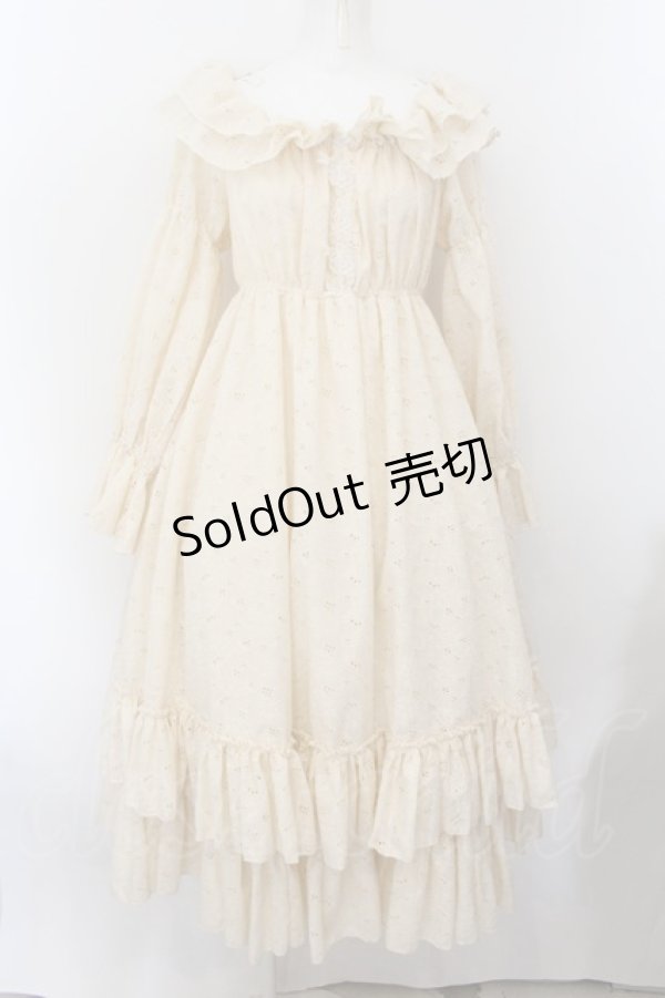 画像1: ATELIER PIERROT / Josephine Dress  アイボリー O-24-10-29-006-EL-OP-OW-OS (1)