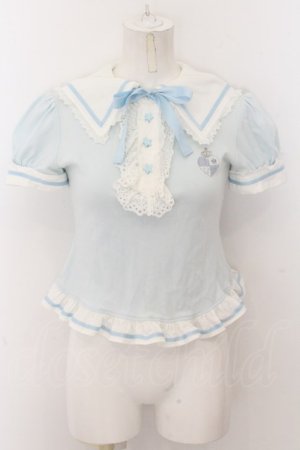 画像: Angelic Pretty / セーラーカラージャボカットソー【旧タグ】  サックス O-24-10-31-070-AP-TO-IG-OS