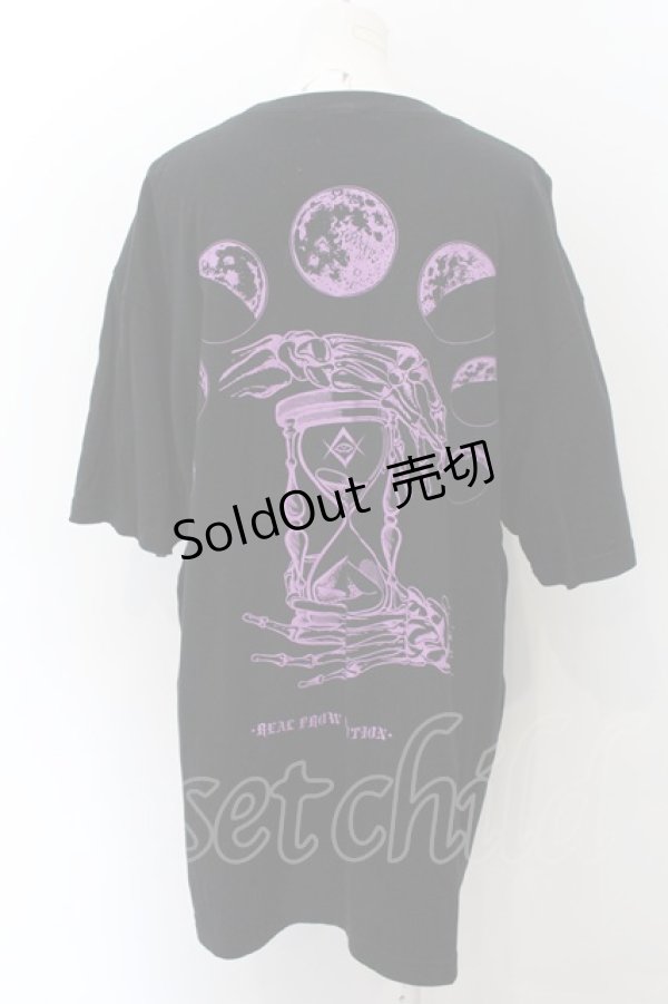 画像2: REFLEM / Print Big Tシャツ  ブラック O-24-11-08-064-PU-TS-YM-OS (2)