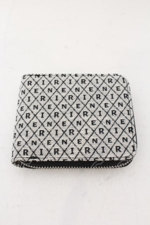 画像: NieR Clothing / COMPACT WALLET【WHITE】GIFT BOX付き  公式展開色ホワイト（グレー） O-24-11-17-060-PU-ZA-OW-OS