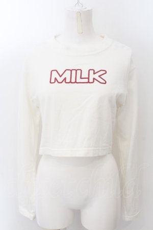 画像: MILK / MILKショート L.S Tee  シロ O-24-11-22-005-ML-TO-OW-OS