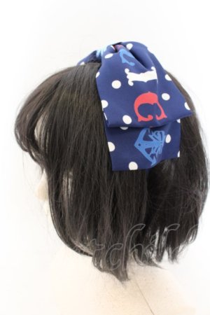 画像: Angelic Pretty / Sailor Marine Kittenカチューシャ  ネイビー O-24-11-28-105-AP-AC-OW-OS