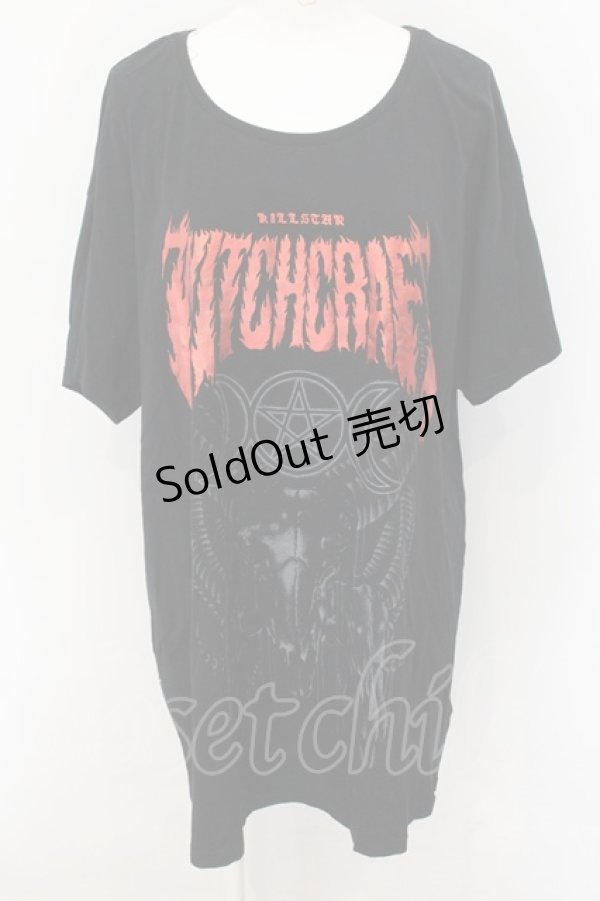 画像1: KILL STAR / Witchcraft　Tシャツ L ブラック O-24-11-29-056-SL-TO-OW-OS (1)