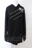 画像1: NieR Clothing / 3ZIPパーカー  ブラック O-24-11-30-111-PU-TO-OW-OS (1)