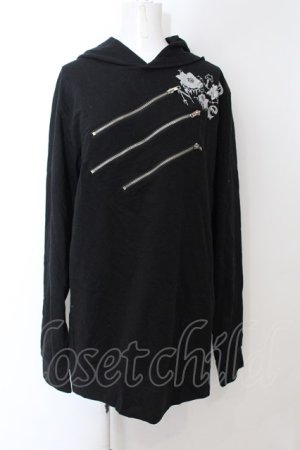 画像: NieR Clothing / 3ZIPパーカー  ブラック O-24-11-30-111-PU-TO-OW-OS