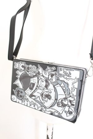 画像: NieR Clothing / COMIC MINI SHOULDER BAG【2巻】  ブラック O-24-12-18-089-PU-BG-OW-OS