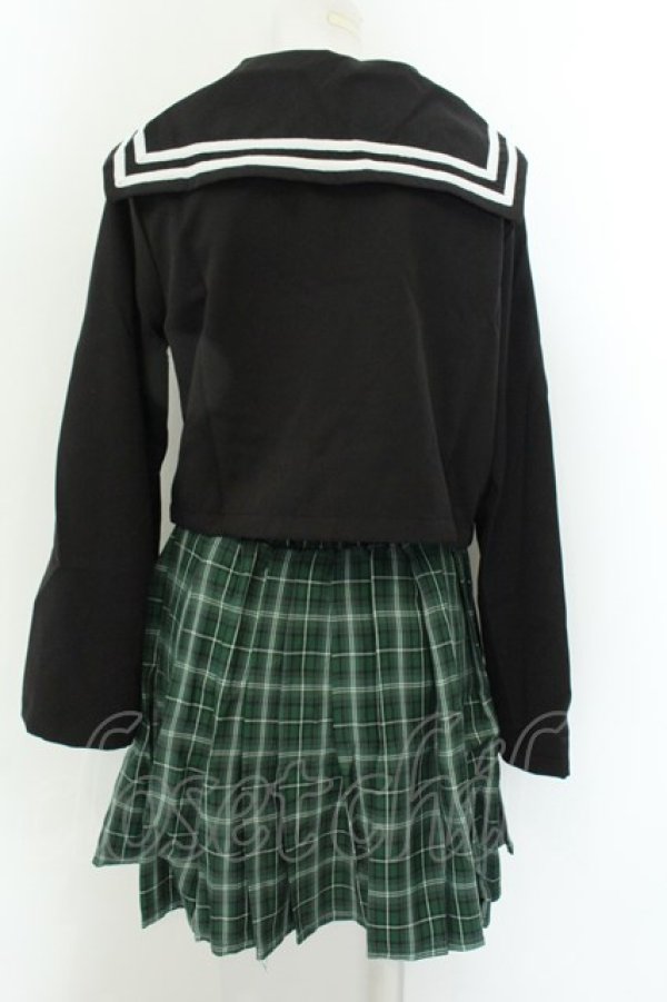 画像3: NieR Clothing / NieR WIDE SLEEVE制服セット【GREEN×BLACK】 F グリーン×ブラック O-24-12-18-032-PU-SK-OW-OS (3)