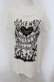 画像1: PEACE NOW / ハートウィングプリントTシャツ M ホワイト×ブラック O-24-12-21-040-PU-TS-IG-OS (1)