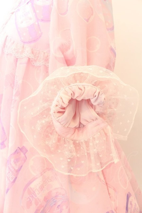 画像3: Angelic Pretty / Lovely Bathroomワンピース  ピンク O-24-12-25-066-AP-OP-IG-OS (3)