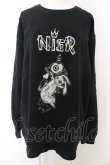 画像1: NieR Clothing / プリントトレーナー 2XL クレーン（ブラック） O-24-12-31-1038-PU-TO-OW-ZT243 (1)