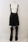 画像1: Amavel / Gothic Punk Nostalgic レッグカバーショートパンツ  クロ O-25-01-16-001-CA-PA-IG-OS (1)