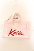 画像1: Katie / KATIE LOGO canvas mini tote トートバッグ  ピンク O-25-01-17-030-LO-BG-IG-OS (1)