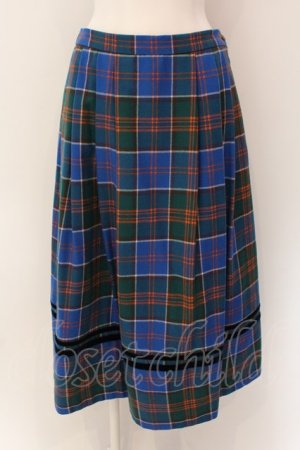 画像: Jane Marple / Tartan check cocoon skirt スカート M グリーン O-25-01-28-044-JM-SK-IG-OS