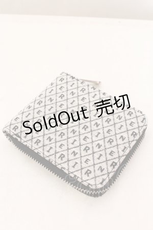 画像: NieR Clothing / COMPACT WALLET【WHITE】GIFT BOX付き  公式展開色ホワイト（グレー） O-25-01-28-1029-PU-ZA-OW-OS